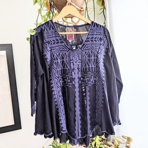 Johnny Was Embroidered Tunic